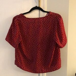Urban Romantics Tops - Urban Romantics Red Polka Dot Top Urban Romantics Tops - Urban Romantics Red Polka Dot Top